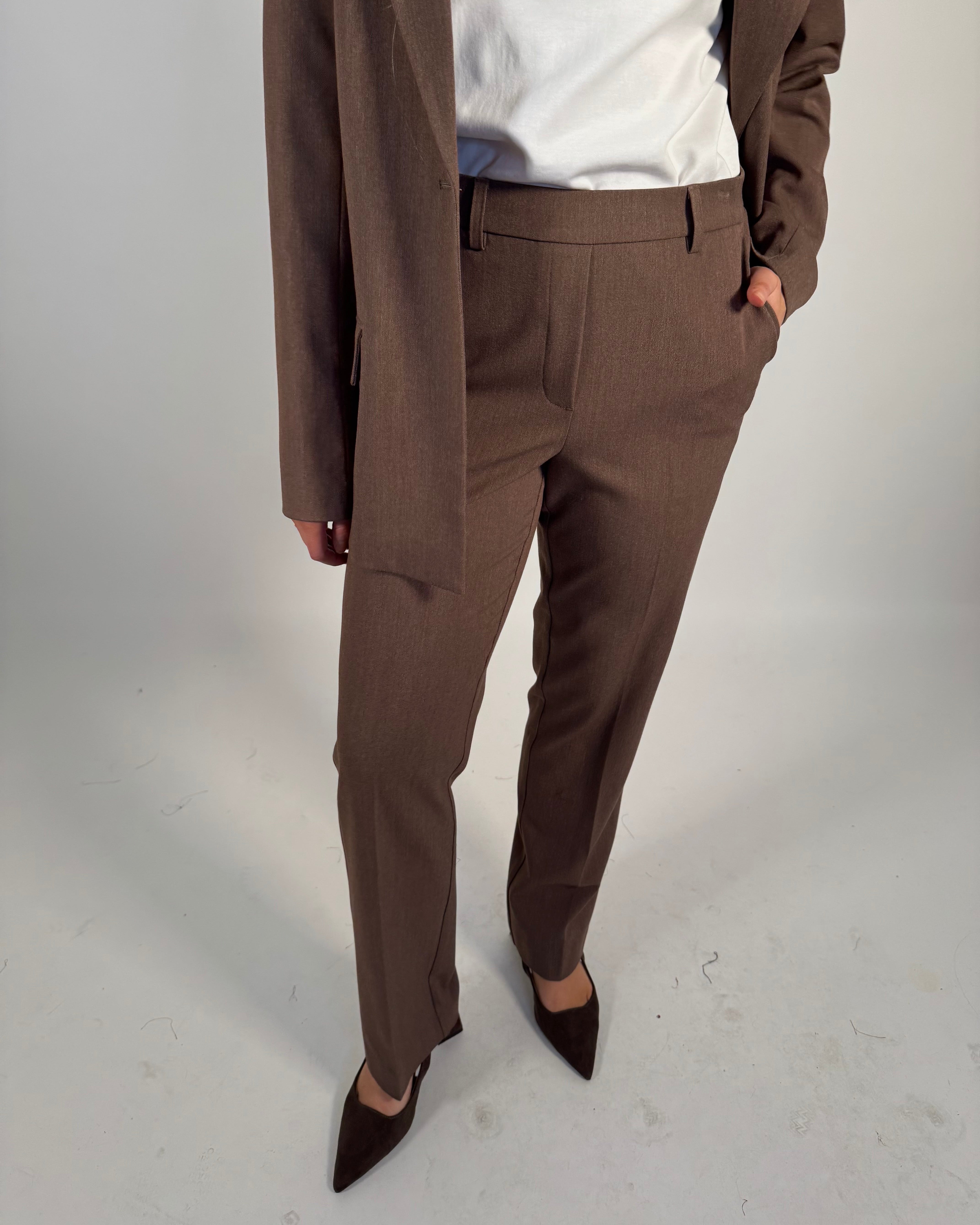 OBJLISA Straight Trousers - Carafe